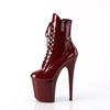 Pleaser - FLAMINGO1020 Bottes de plateforme, Pole dance chaussures - Bordeaux rouge Product image